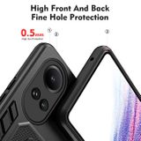 Kryt Punk Armor Loop pro OPPO Reno10 5G/10 Pro 5G - Černá