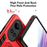 Kryt Punk Armor Loop pro OPPO Reno10 5G/10 Pro 5G - Červená