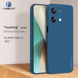 Pryžový kryt PINWUYO na Xiaomi Redmi Note 13 - Modrá