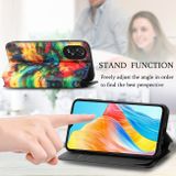 Peněženkové 3D pouzdro CaseNeo na Oppo A38 - Colorful Cloud