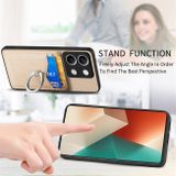 Ring Holder kryt Carbon Card na Xiaomi Redmi Note 13 - Khaki