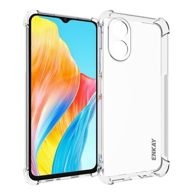 Pryžový kryt ENKAY na Oppo A38 - Průhledná