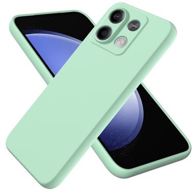 Pryžový kryt Global Solid na Xiaomi Redmi Note 13 - Zelená