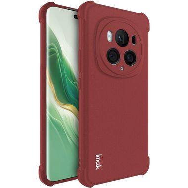 Pryžový kryt IMAK Airbag na Honor Magic6 Pro - Červená