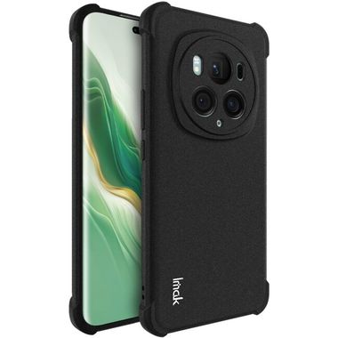 Pryžový kryt IMAK Airbag na Honor Magic6 Pro - Černá