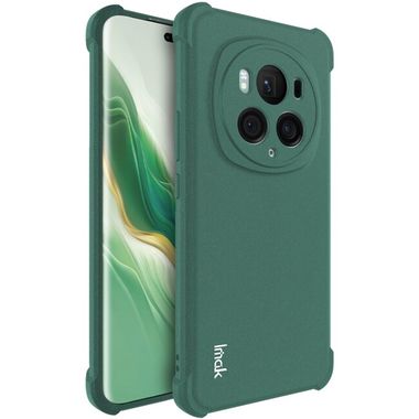 Pryžový kryt IMAK Airbag na Honor Magic6 Pro - Zelená