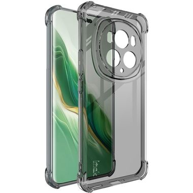 Pryžový kryt IMAK Shockproof na Honor Magic6 Pro - Transparentní černá