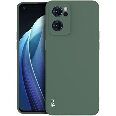 Pryžový kryt IMAK UC-4 na Oppo Reno 7 5G - Tmavá zelená