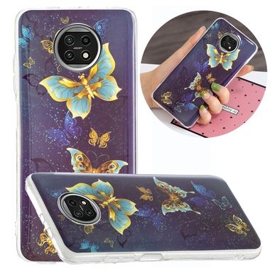 Gumový kryt LUMINOUS na Xiaomi Redmi Note 9T - Double Butterflies