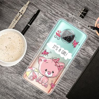 Gumový kryt PAINTED na Xiaomi Mi 10T Lite - Cute Cat