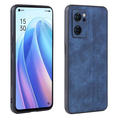 Kožený kryt AZNS pro Oppo Reno 7 5G - Modrá