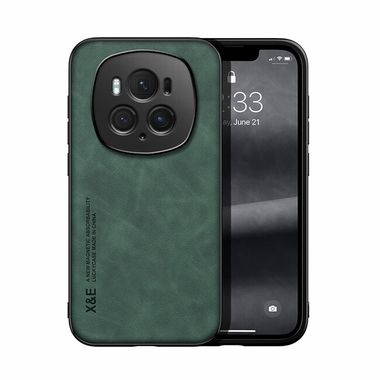 Kožený kryt Skin pro Honor Magic6 Pro - Zelená