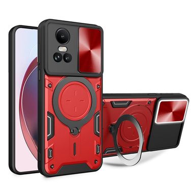 Kryt Magnetic Holder Armour Camshield pro OPPO Reno10 5G/10 Pro 5G - Červená