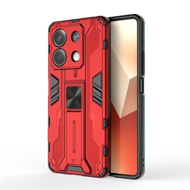 Kryt Magnetic Holder Armor na Xiaomi Redmi Note 13 - Červená