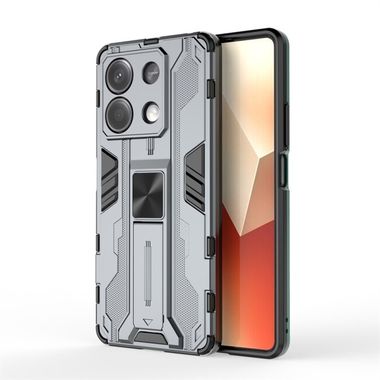 Kryt Magnetic Holder Armor na Xiaomi Redmi Note 13 - Šedá