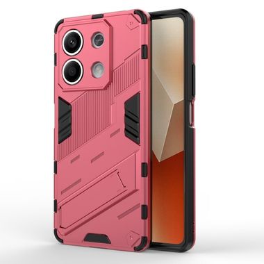 Kryt Punk Armor na Xiaomi Redmi Note 13 - Světle červená