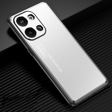 Ochranný kryt metal na Xiaomi Redmi Note 13 - Stříbrná