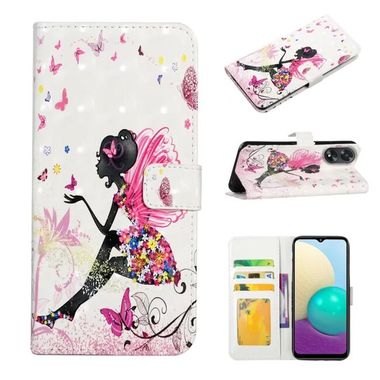 Peněženkové 3D pouzdro Oil na Oppo A38 - Flower Fairy