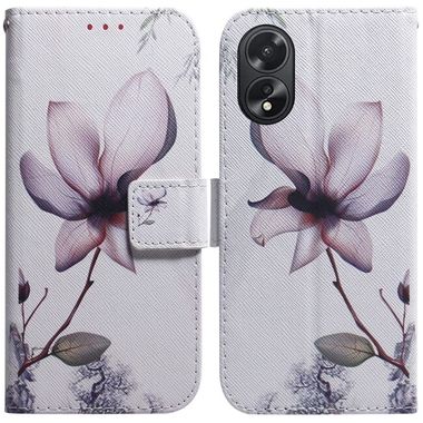 Peněženkové kožené pouzdro na Oppo A38 - Magnolia