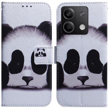 Peněženkové kožené pouzdro na Xiaomi Redmi Note 13 - Panda