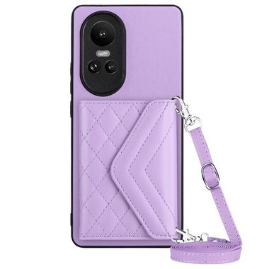 Plastový kryt Rhombic na OPPO Reno10 5G/10 Pro 5G - Fialová